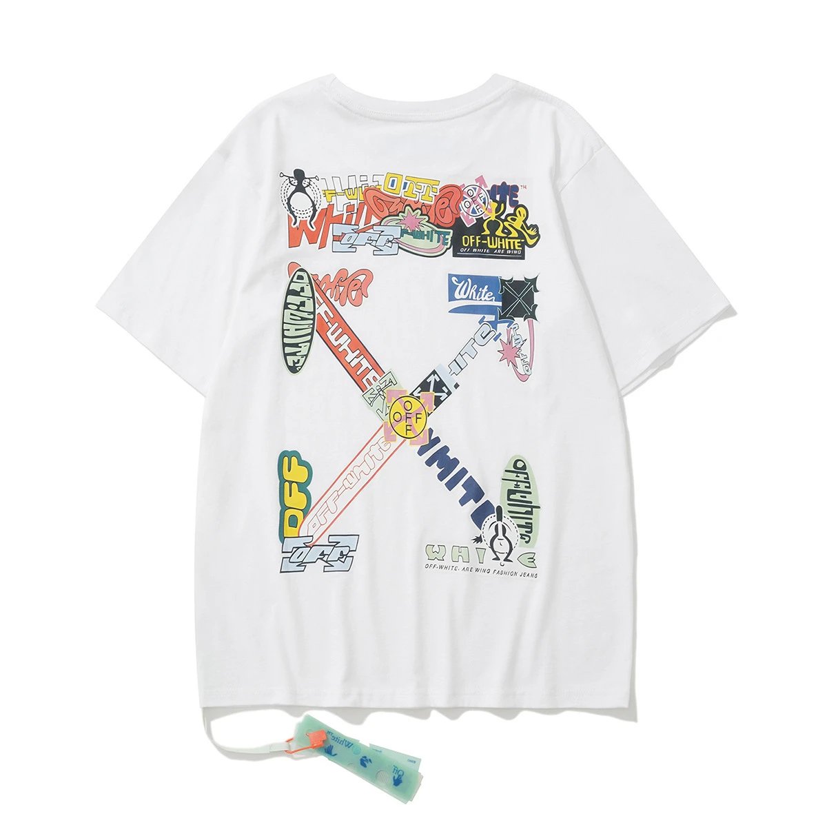 2061-29 White Style 6129 Anime Graphic T-Shirt Holiday Edit