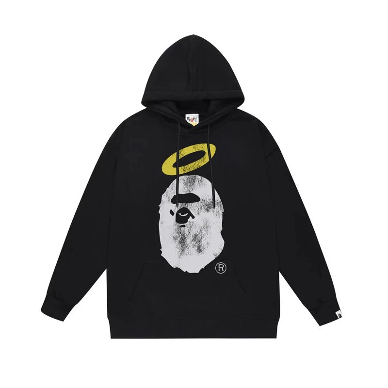 The trendy style of Bape sweatshirt in black.