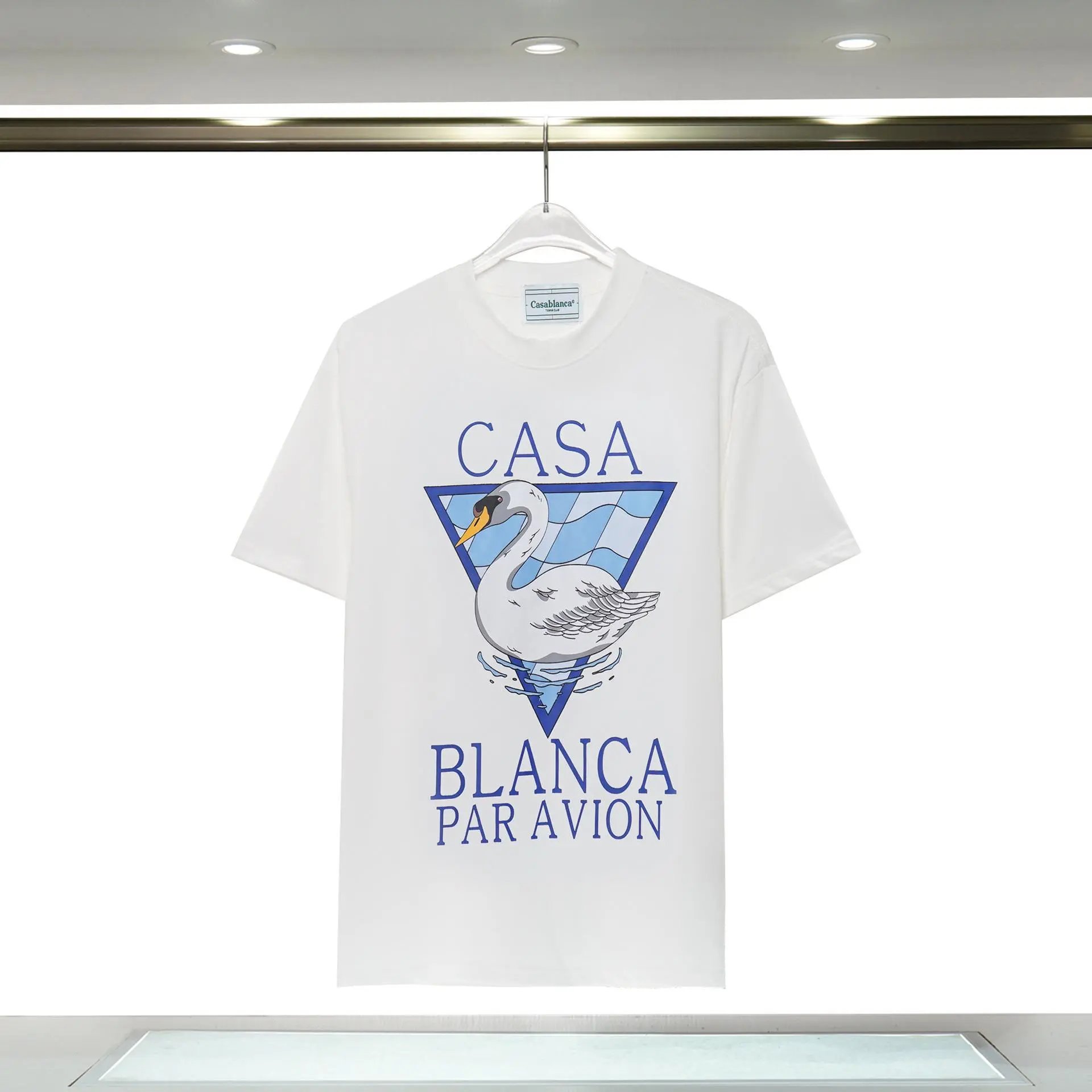 Casablanca Printed Fashionable White T-shirt