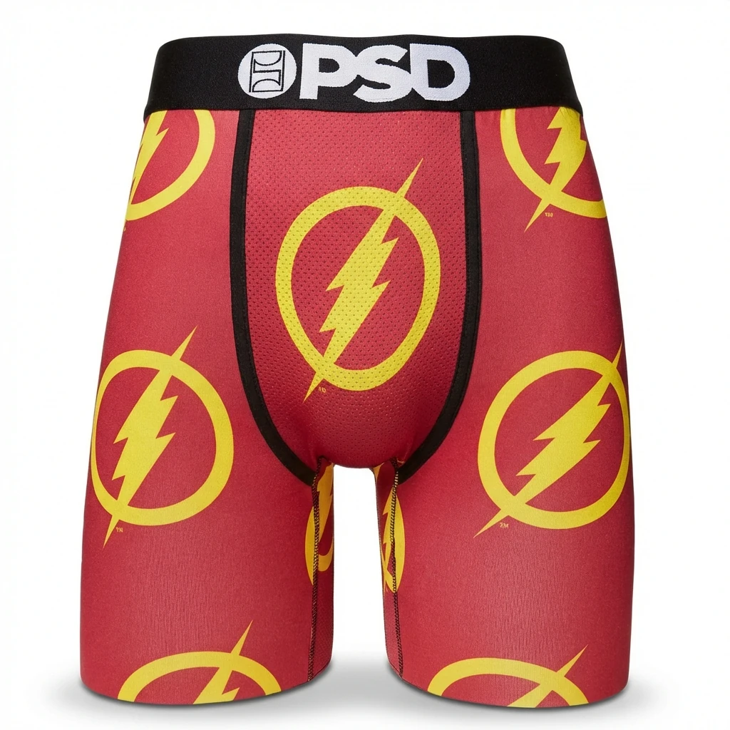 PSD Lightning Series Red Trendy Pants