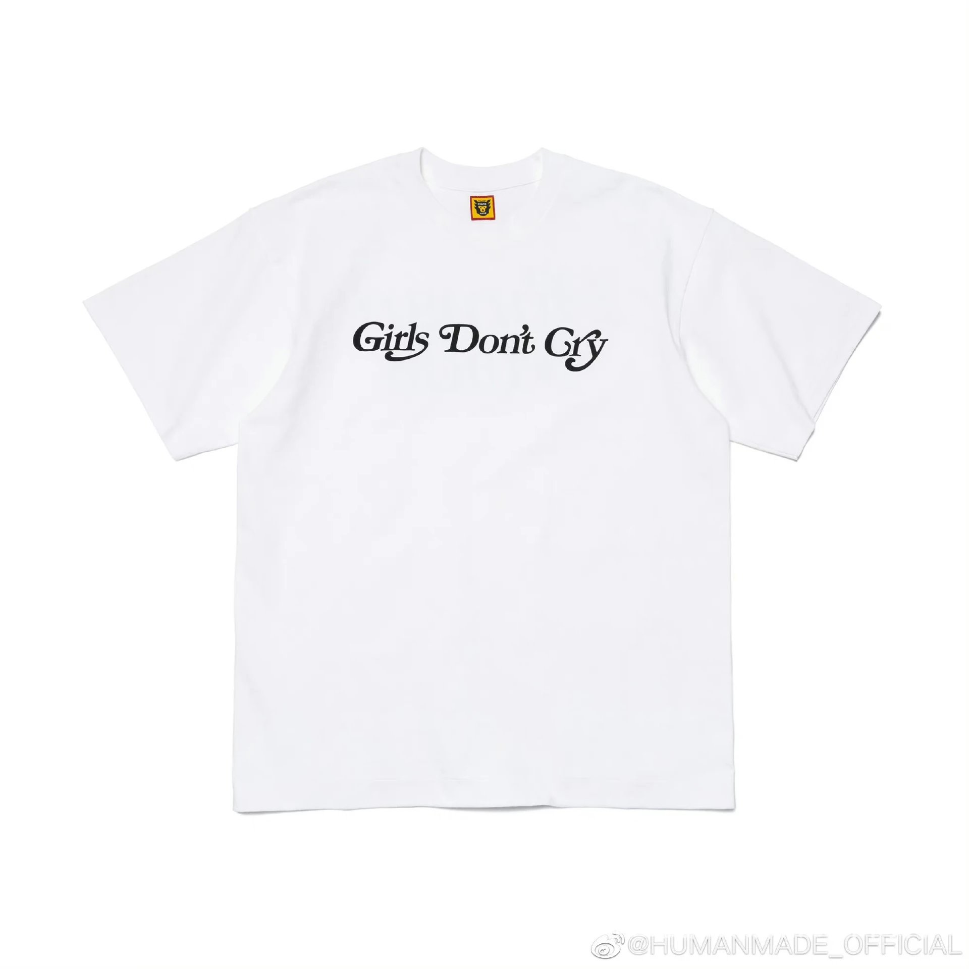 HUMAN MADE Co-branded Japanese Streetwear White Printed T-Shirt