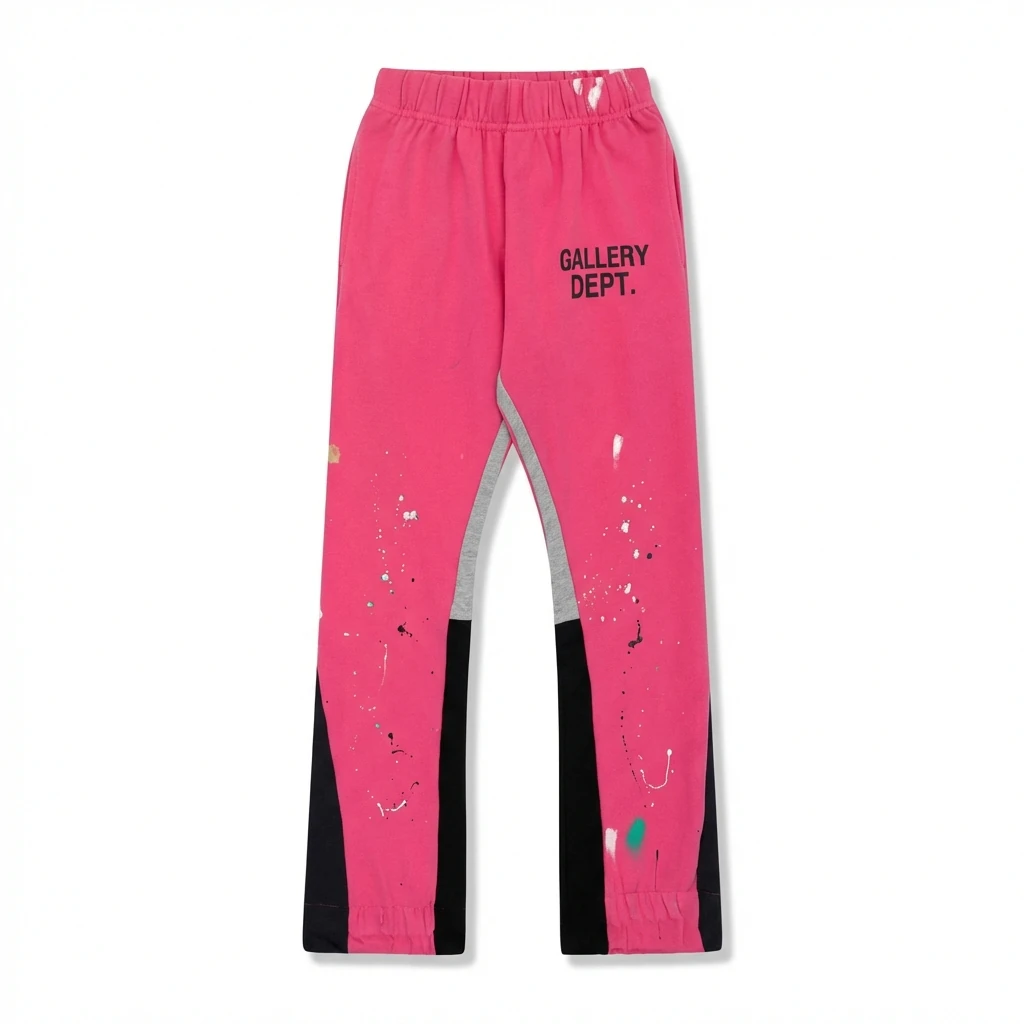 Gallery Dept Graffiti Style Pink Trousers