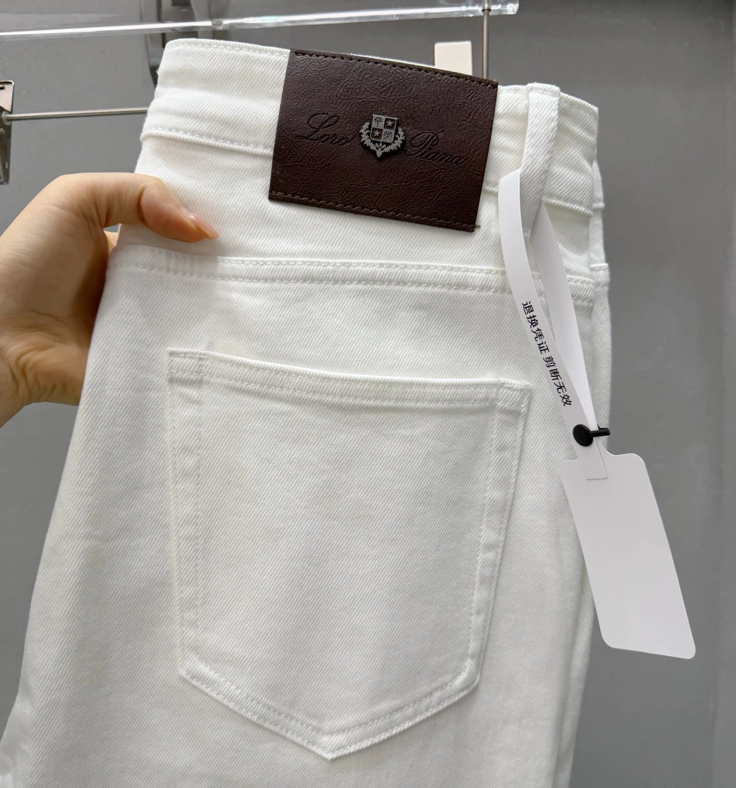 RalphLauren Straight Jeans Travel Edit in White