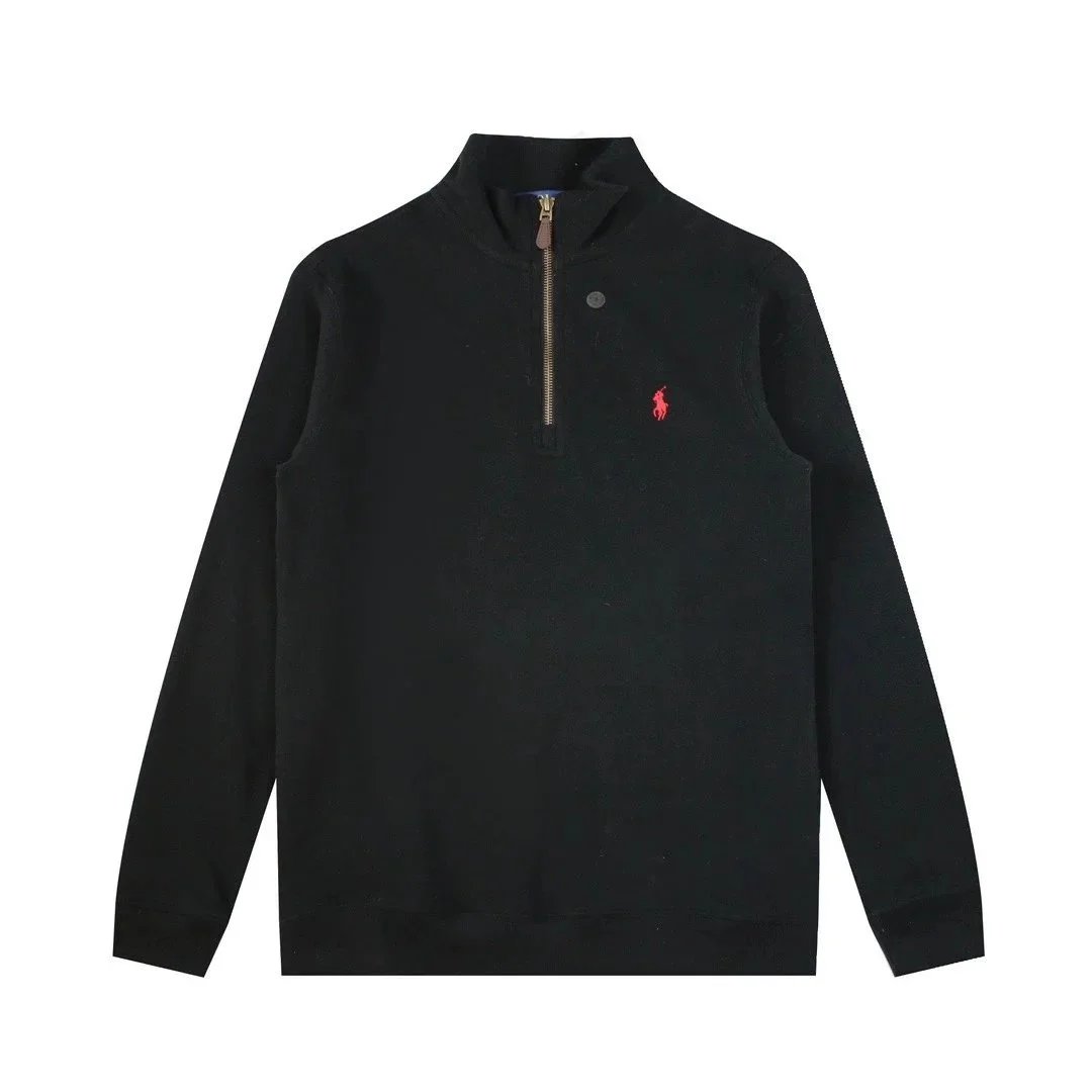 Lacoste Daily Quarter-zip sweatshirt Black Quarter Zip for City Outfits
