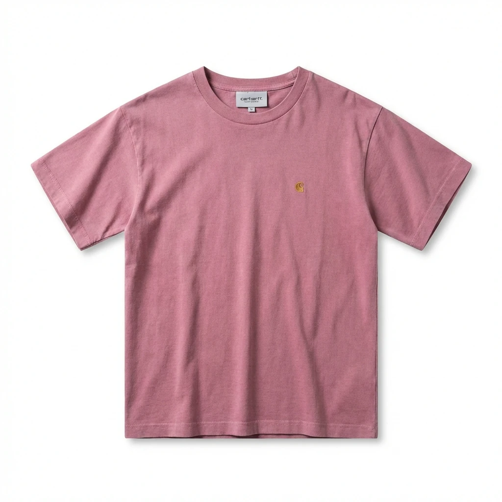 Carhartt basic simple style pink T-shirt