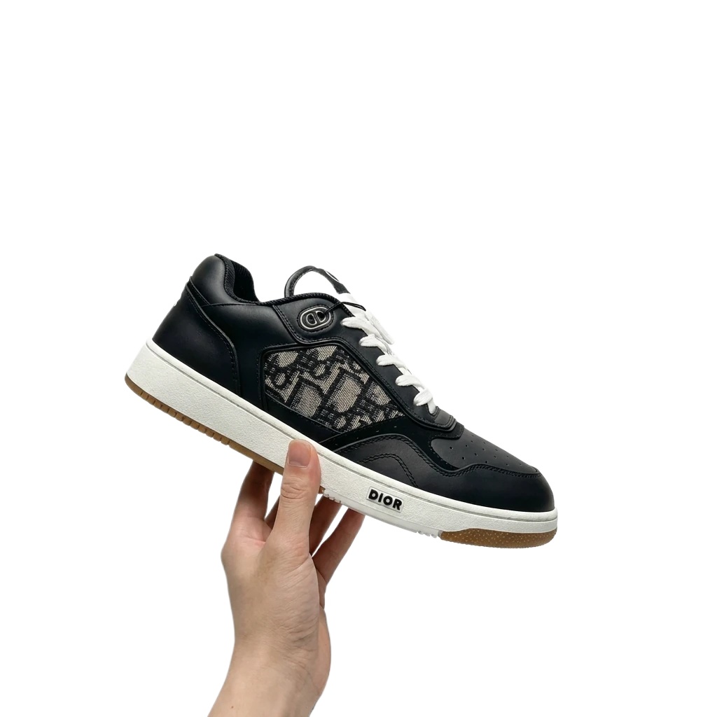 Dior retro-style black sneakers