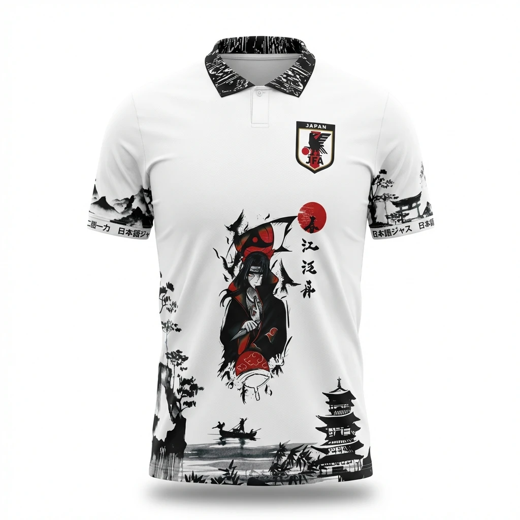 Tokyo Ghoul and Japanese-style white T-shirt
