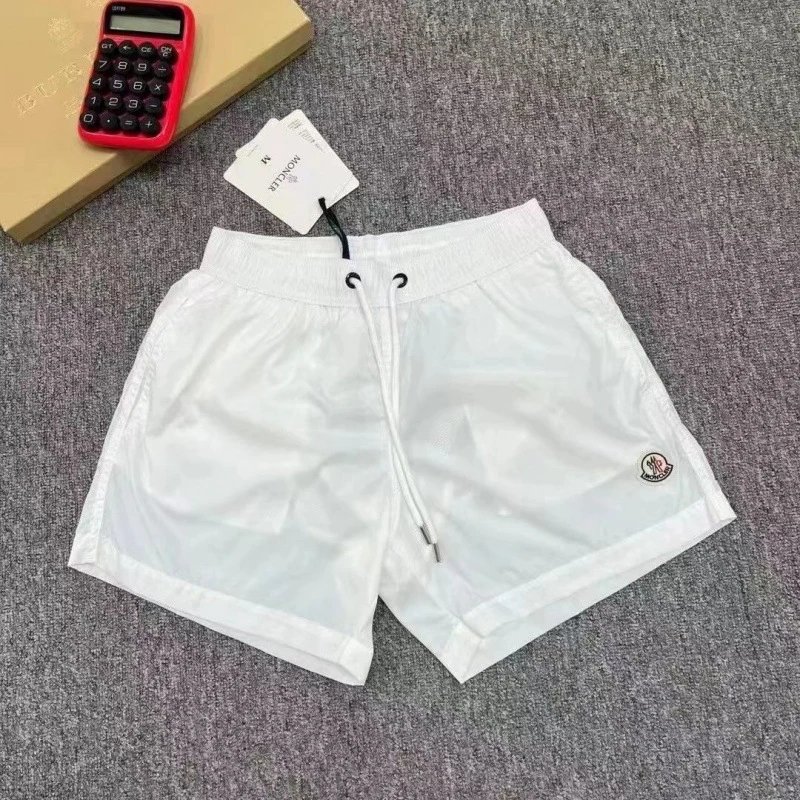 Moncler Relaxed Nylon shorts Black Drawstring Moncler with Designer-Inspired Detail
