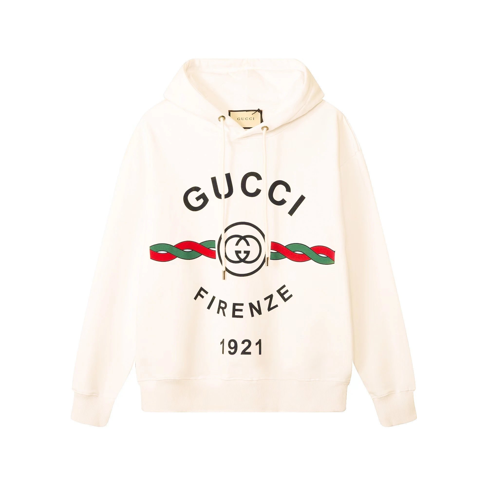 Gucci Hoodie with Cream Hoodie with Gucci Firenze