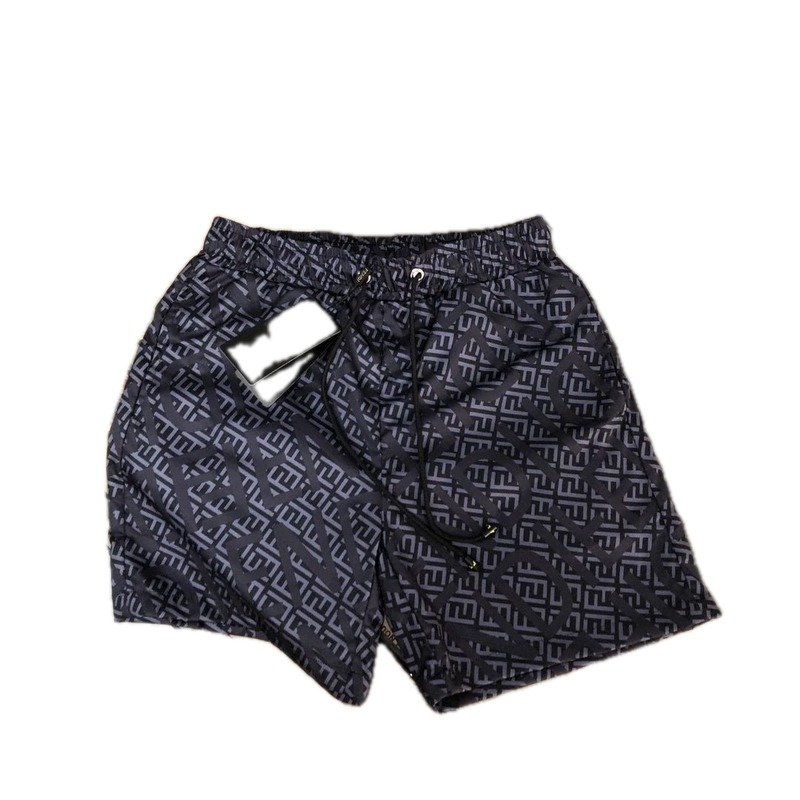 Fendi FF Monogram Trendy Cool Style Black Shorts