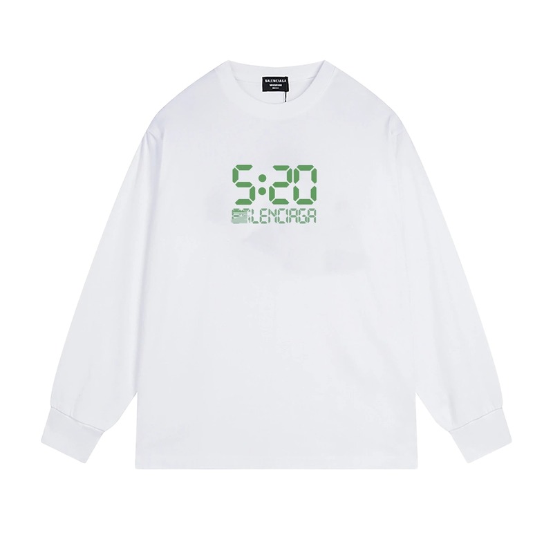 Balenciaga digital-style white T-shirt