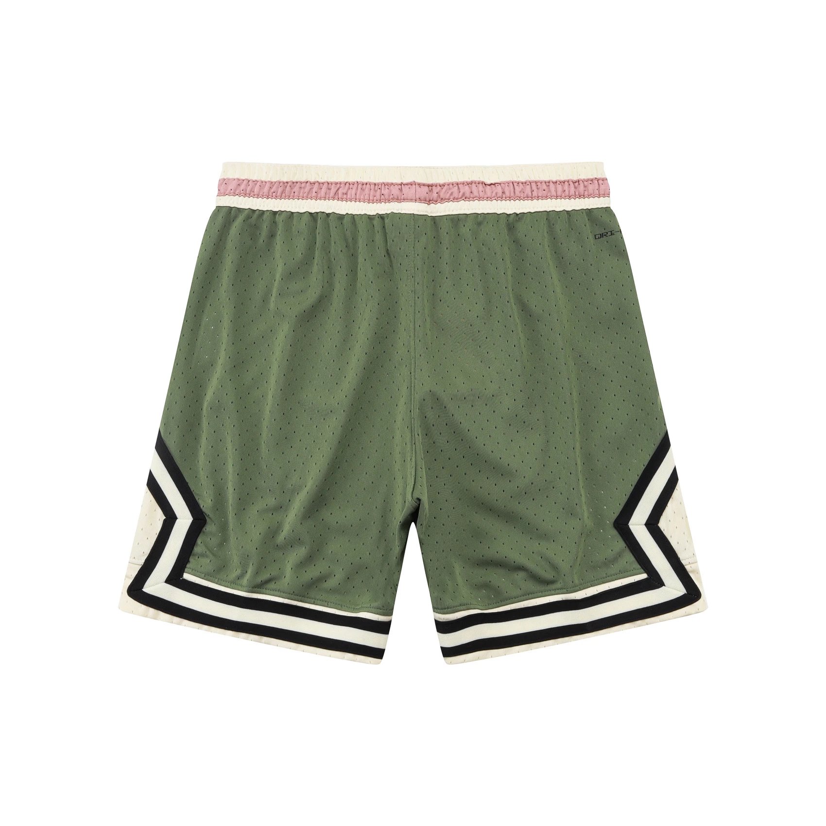AJ retro-style green shorts
