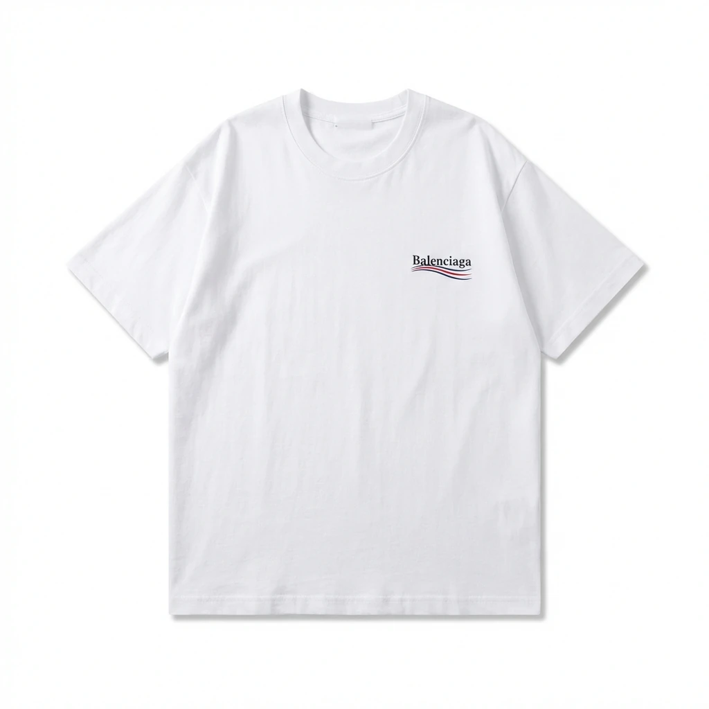 Balenciaga Simple White T-shirt