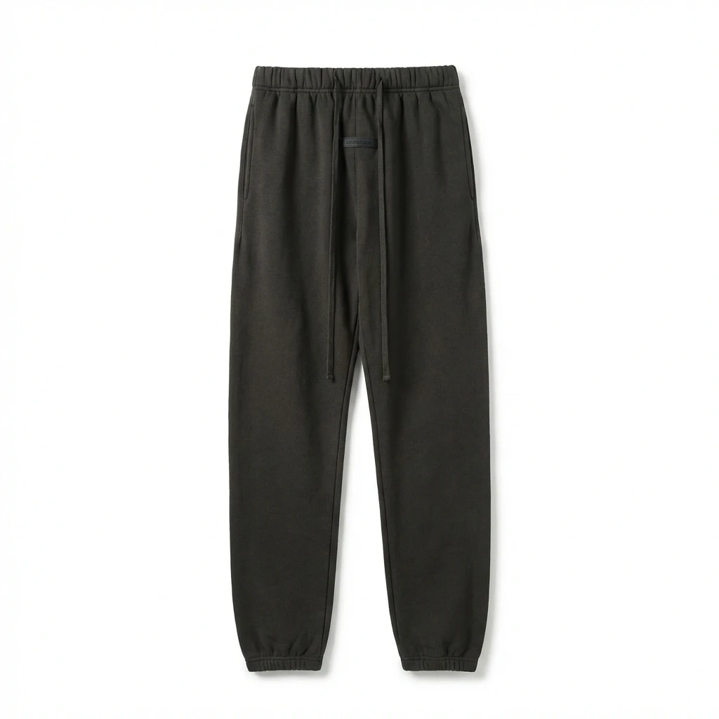 ESSENTIALS Basic Casual Black Pants