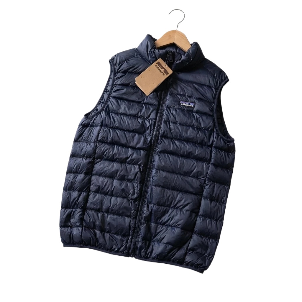 Patagonia warm and stylish navy blue vest