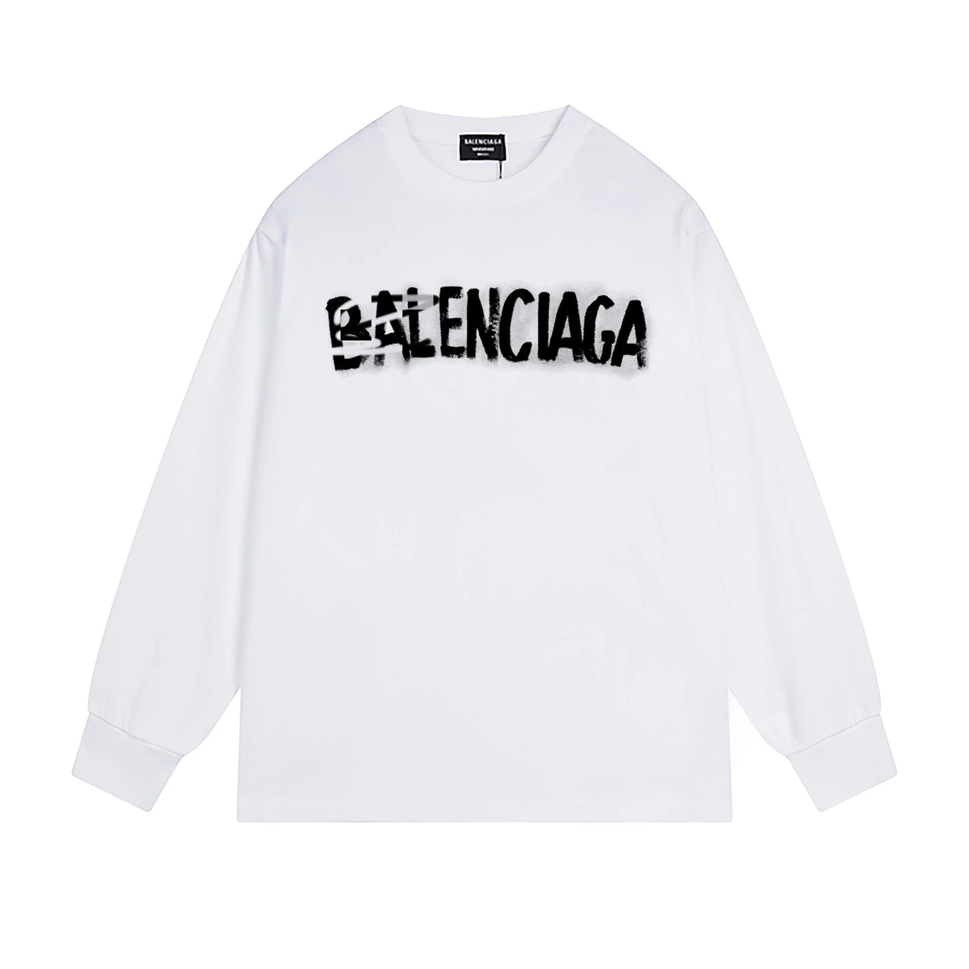 Balenciaga graffiti-style white T-shirt