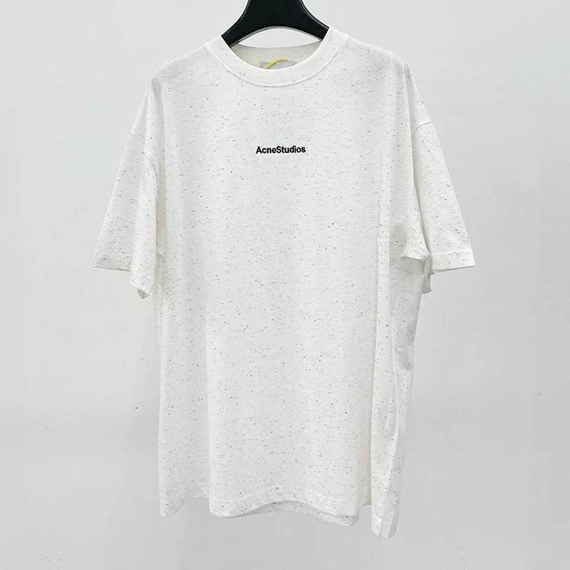 Acne Studios 2090-80 White Style Ac908054 Stockholm Logo T-Shirt Campus Look