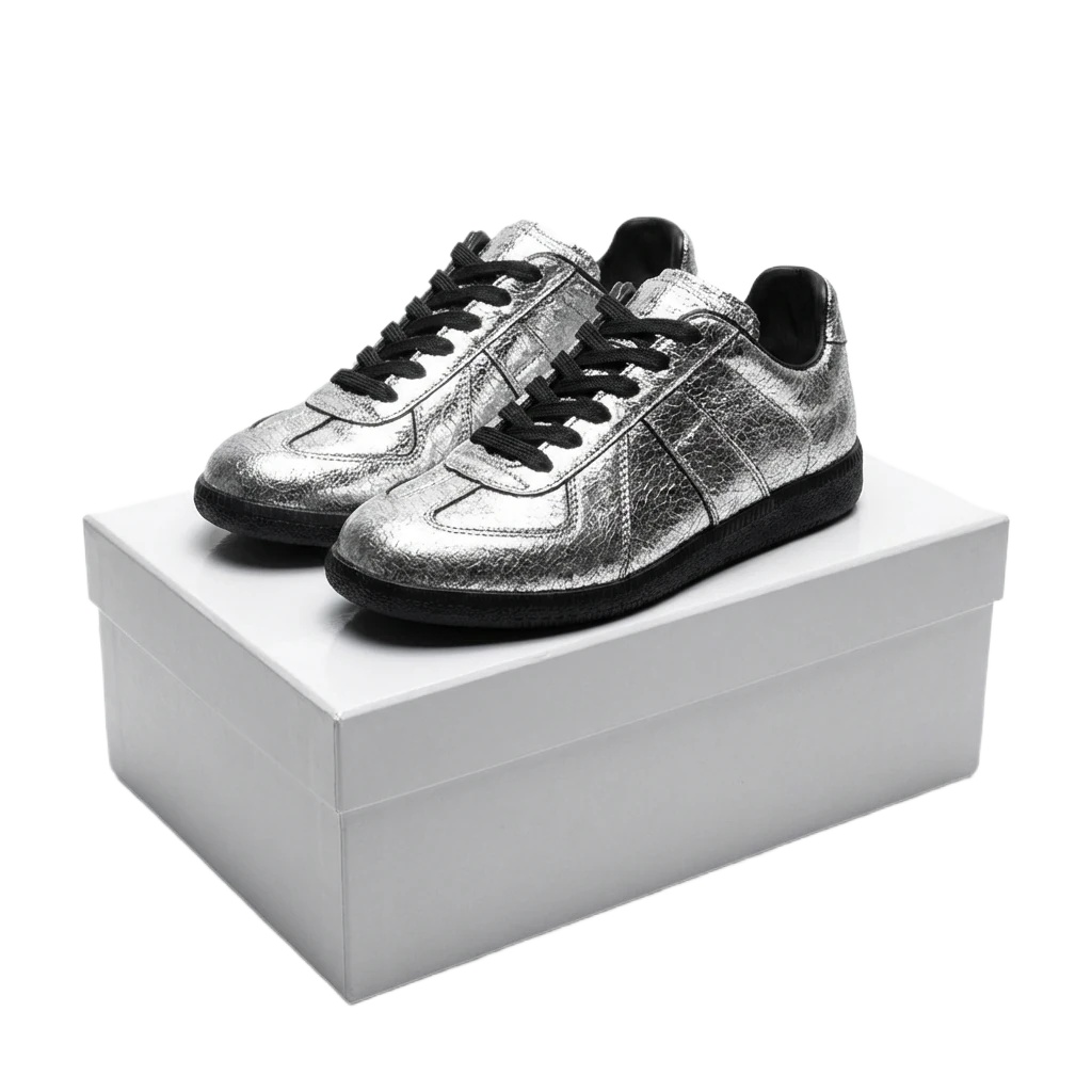 Maison Margiela silver retro sneakers