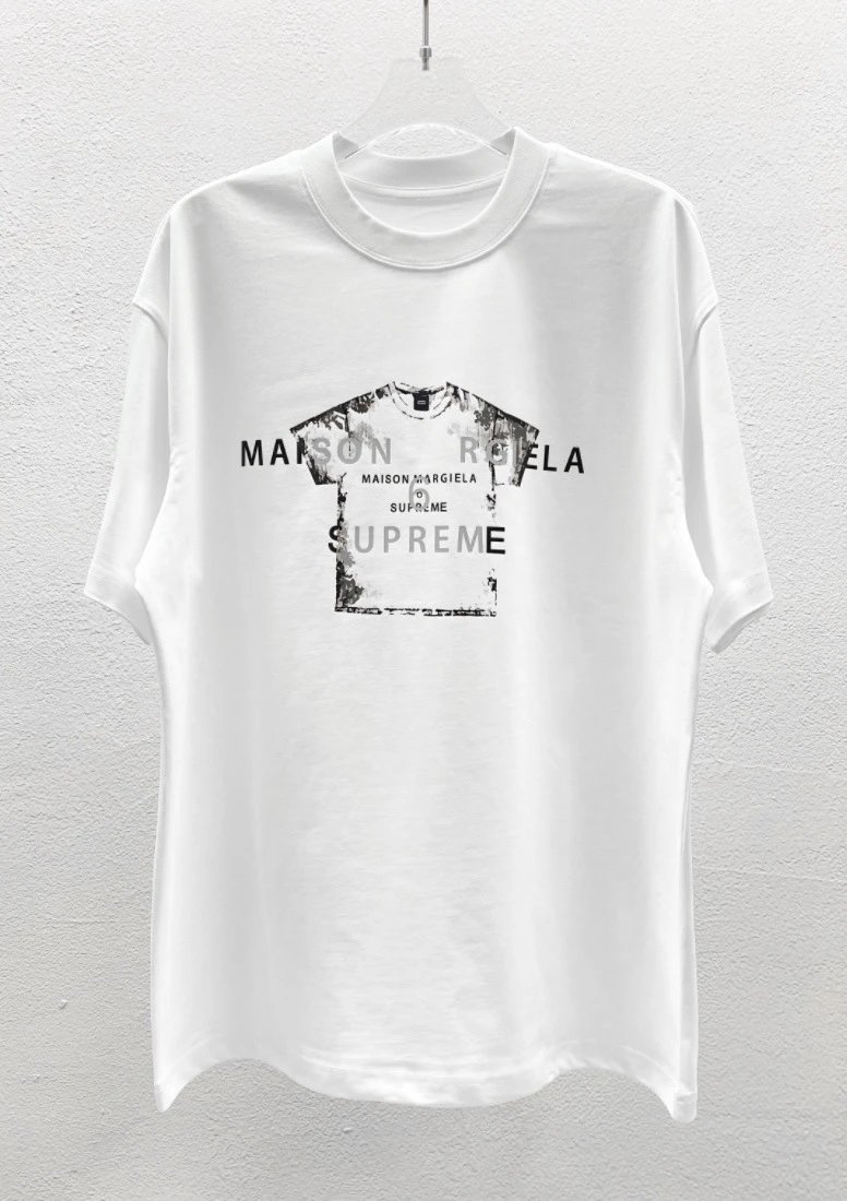 Maison Margiela Co-branded Street Style White T-shirt
