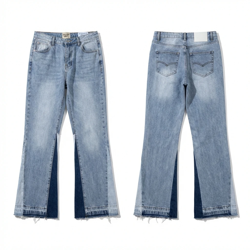Gallery Dept. distressed light blue jeans