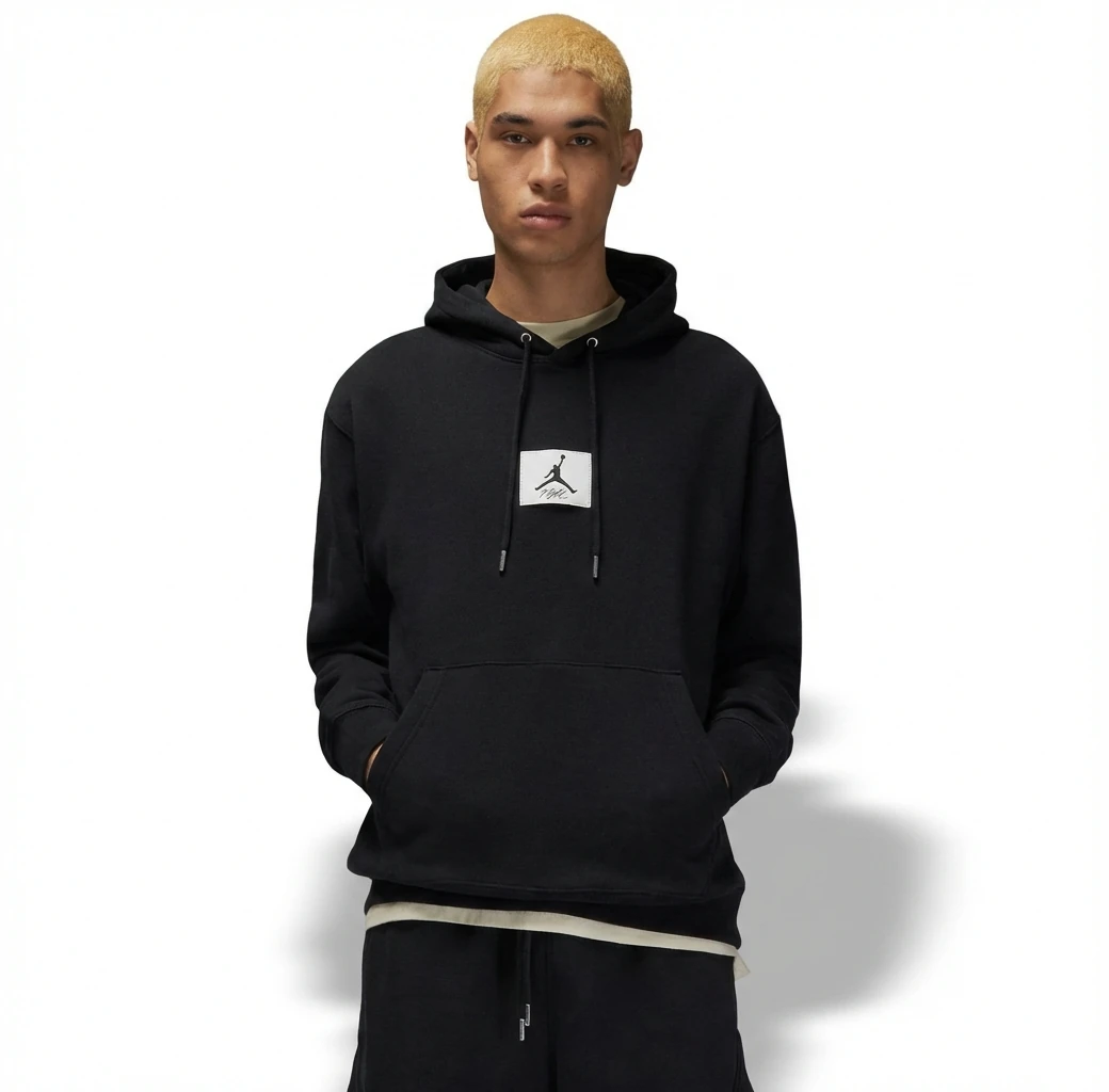 Jordan basic black hoodie
