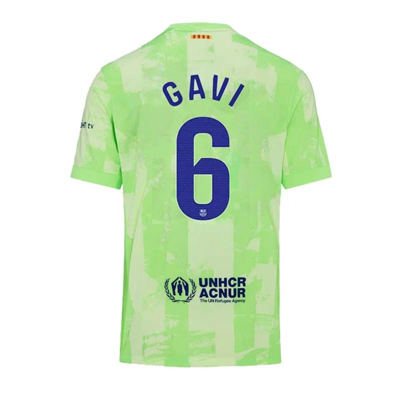 Barcelona Statement Gavi #6 soccer jersey Blue Red Barcelona for Outdoor Plans