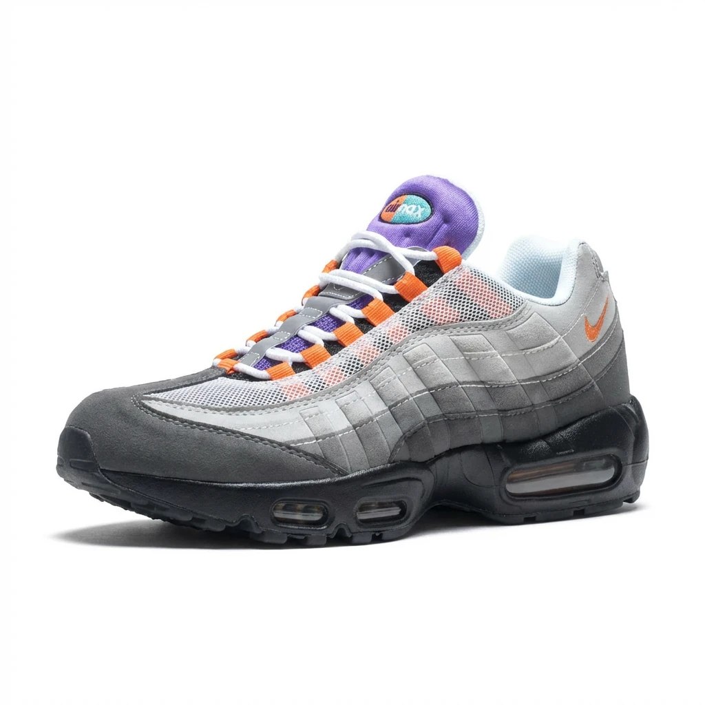 Nike Air Max 95 Retro Style Grey Shoes