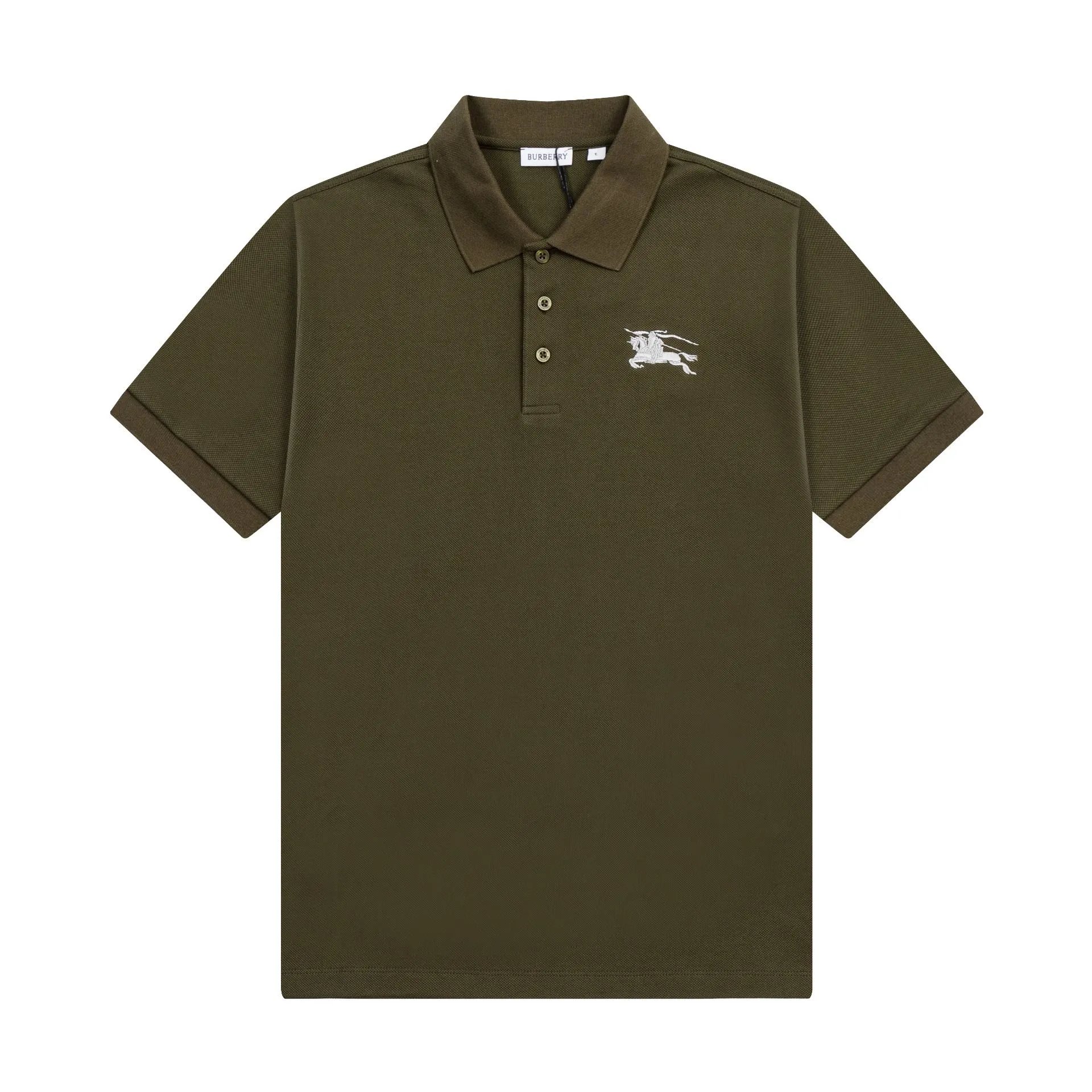 Burberry's retro-style polo shirt with the knight logo