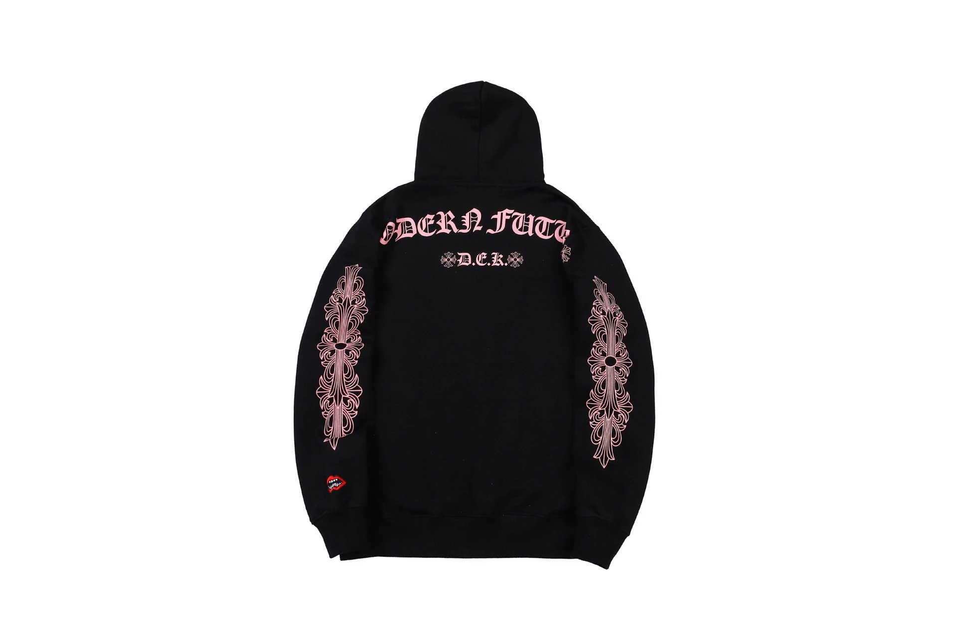 Chrome Hearts 2088-80 Black Cross Graphic Hoodie Statement Graphic