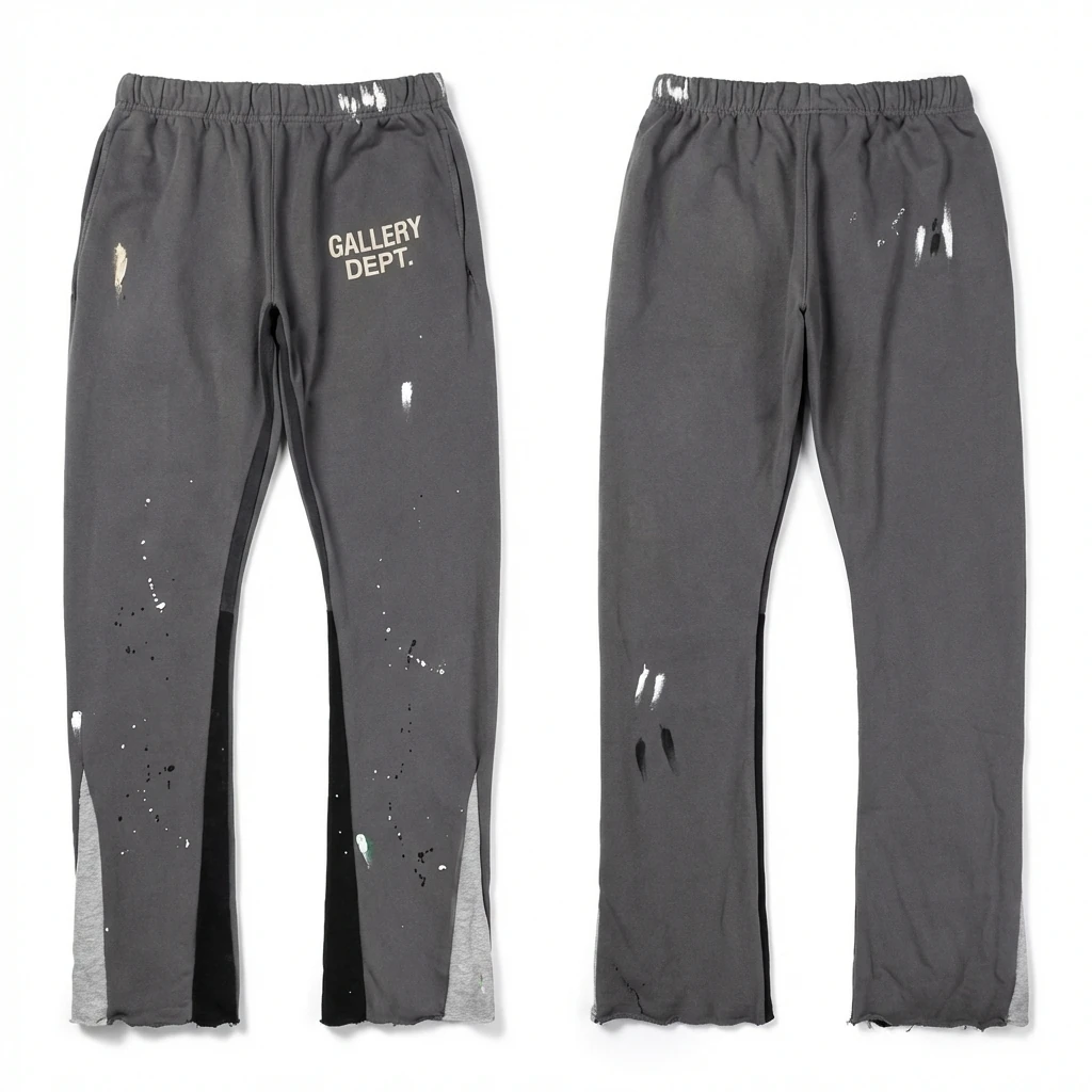 Gallery Dept Ripped Grey Sweatpants