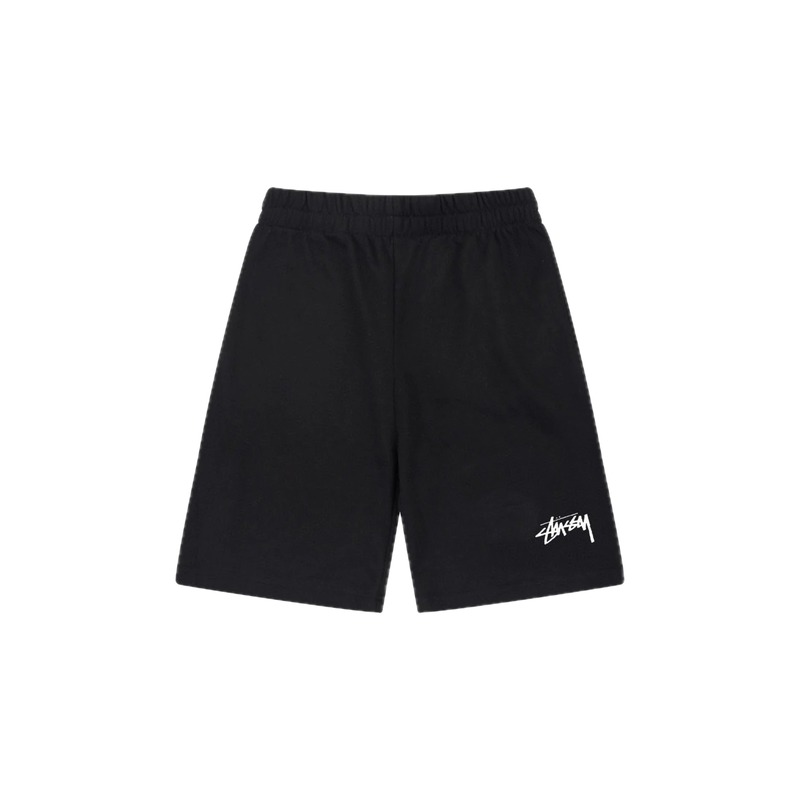 Stussy basic casual black shorts