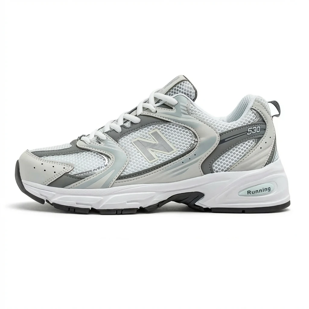 New Balance 530 retro-style grey sports shoes