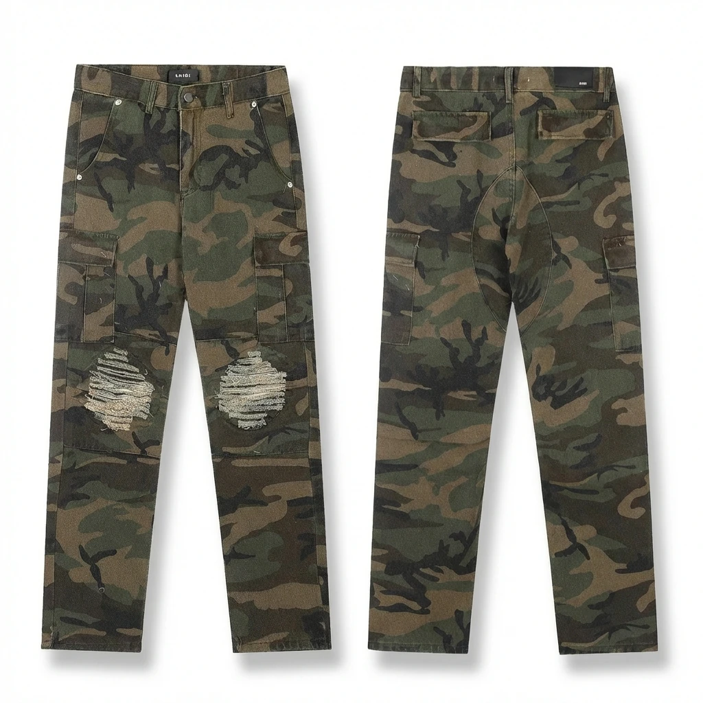 AMIRI camouflage-style work pants