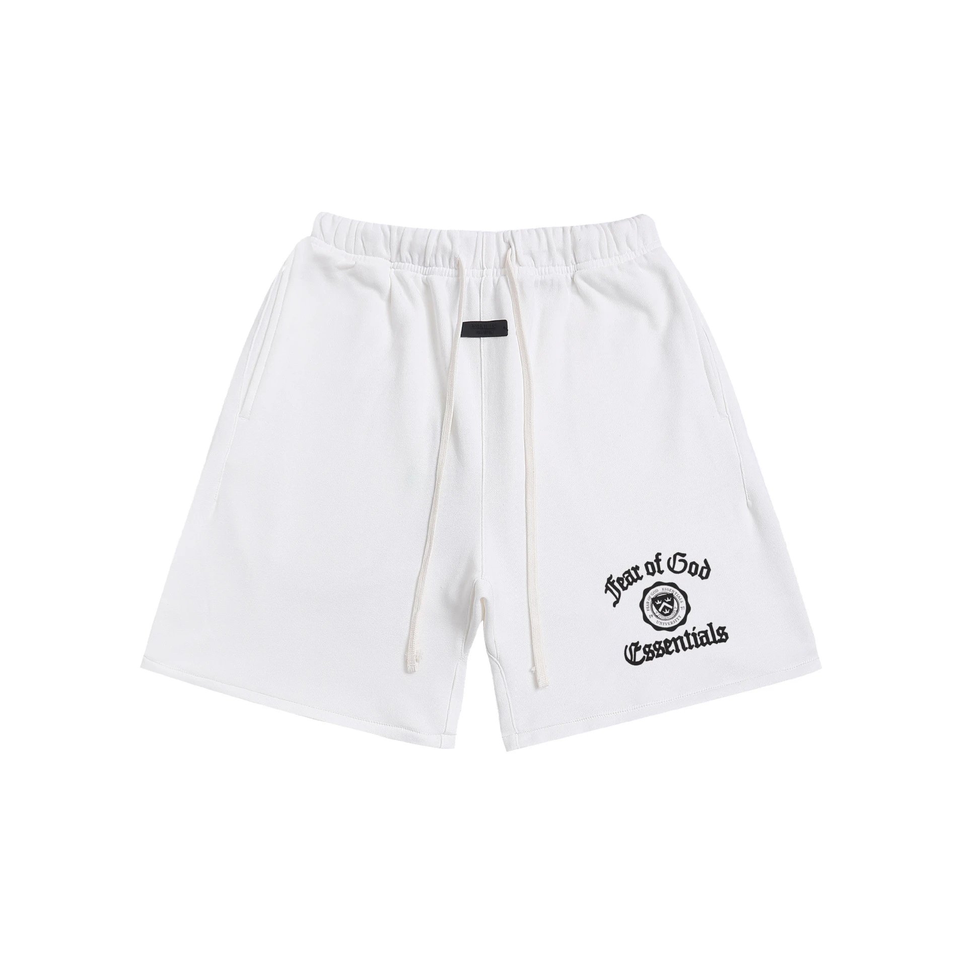 ESSENTIALS Trendy Brand Simple White Shorts