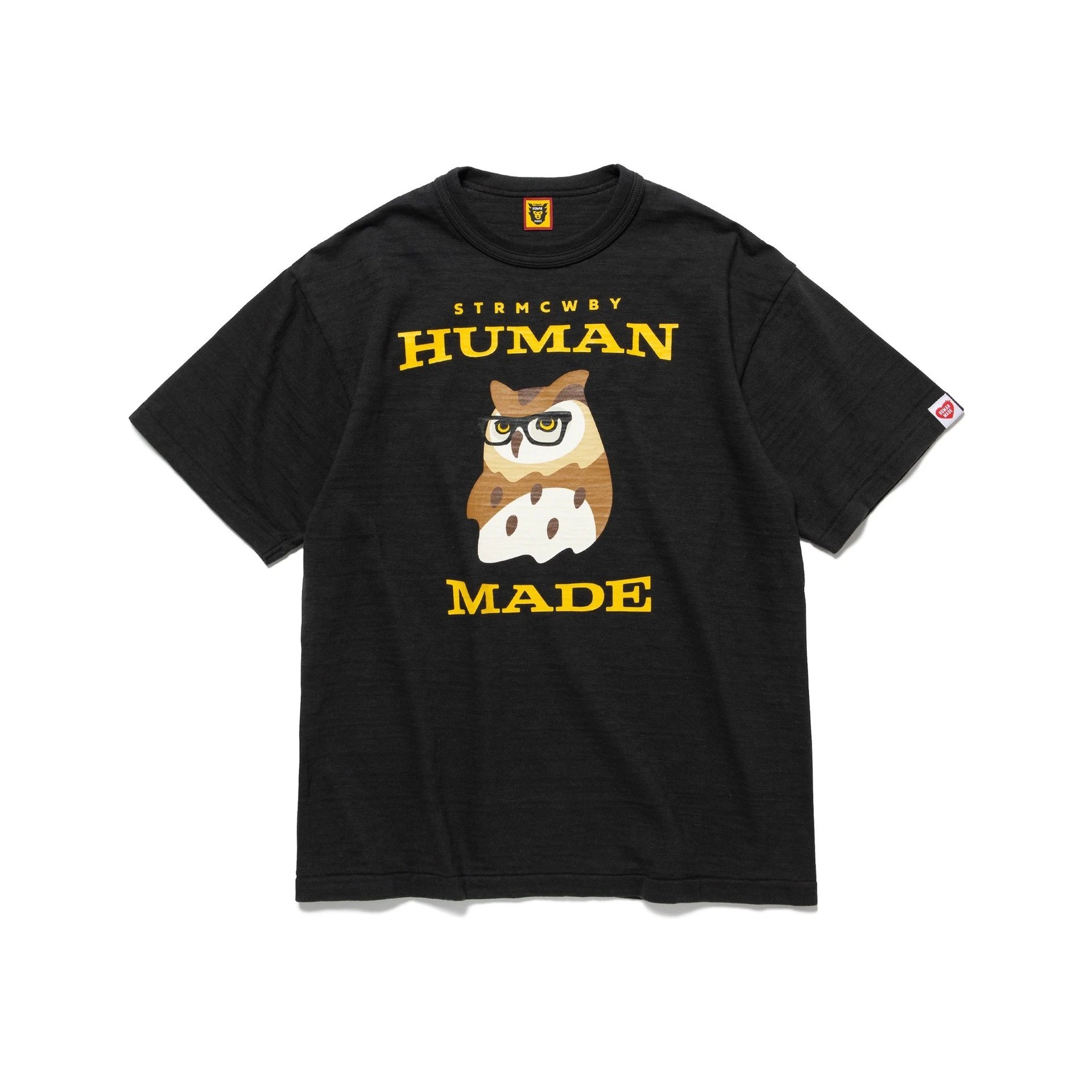 HUMAN MADE Owl Print Vintage Black T-Shirt