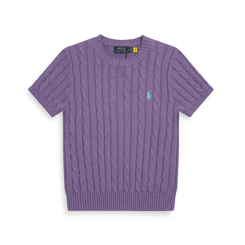 Ralph Lauren Polo series purple knitted sweater