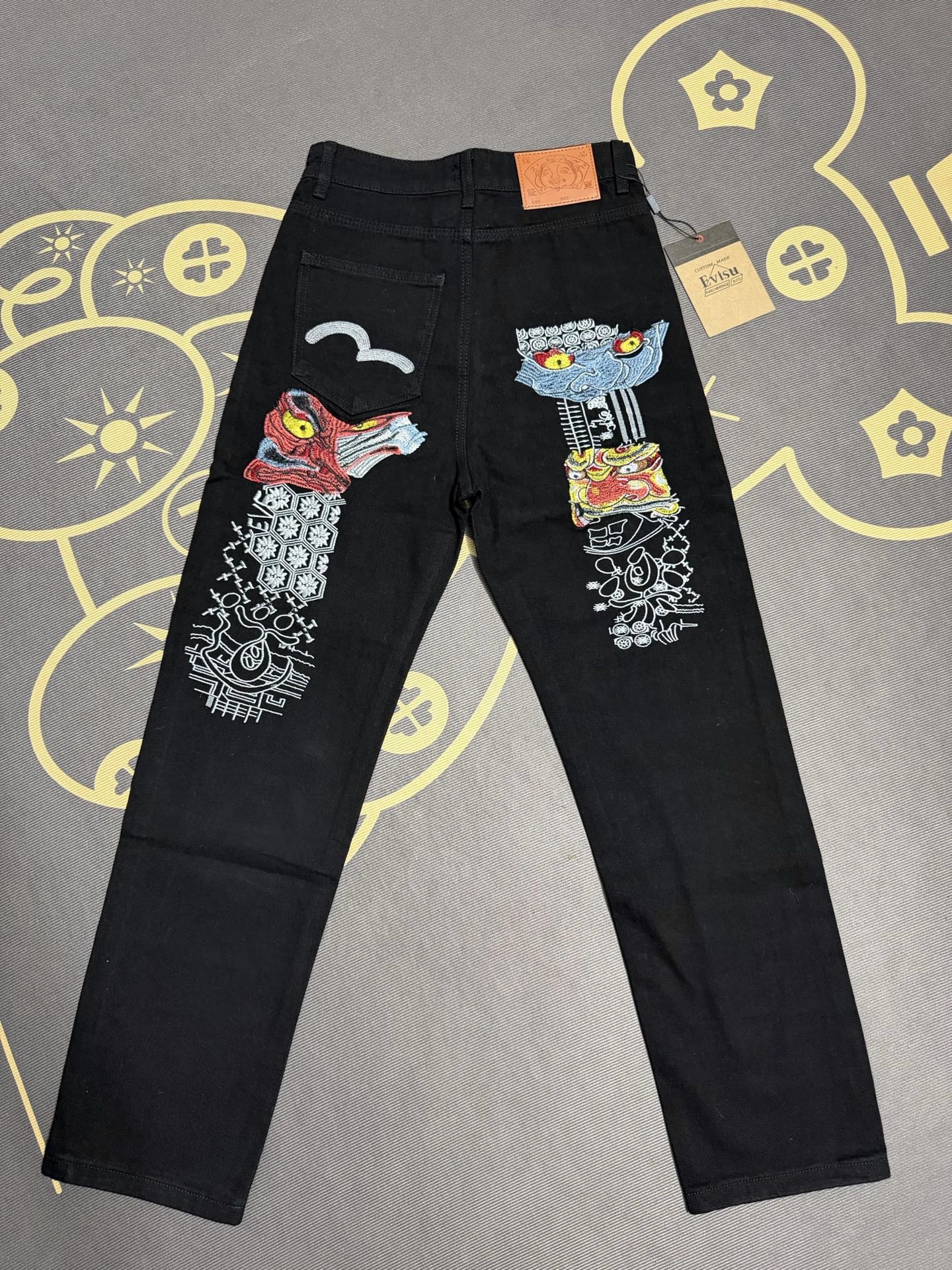 Black Lifestyle Edit Evisu Graphic Jeans