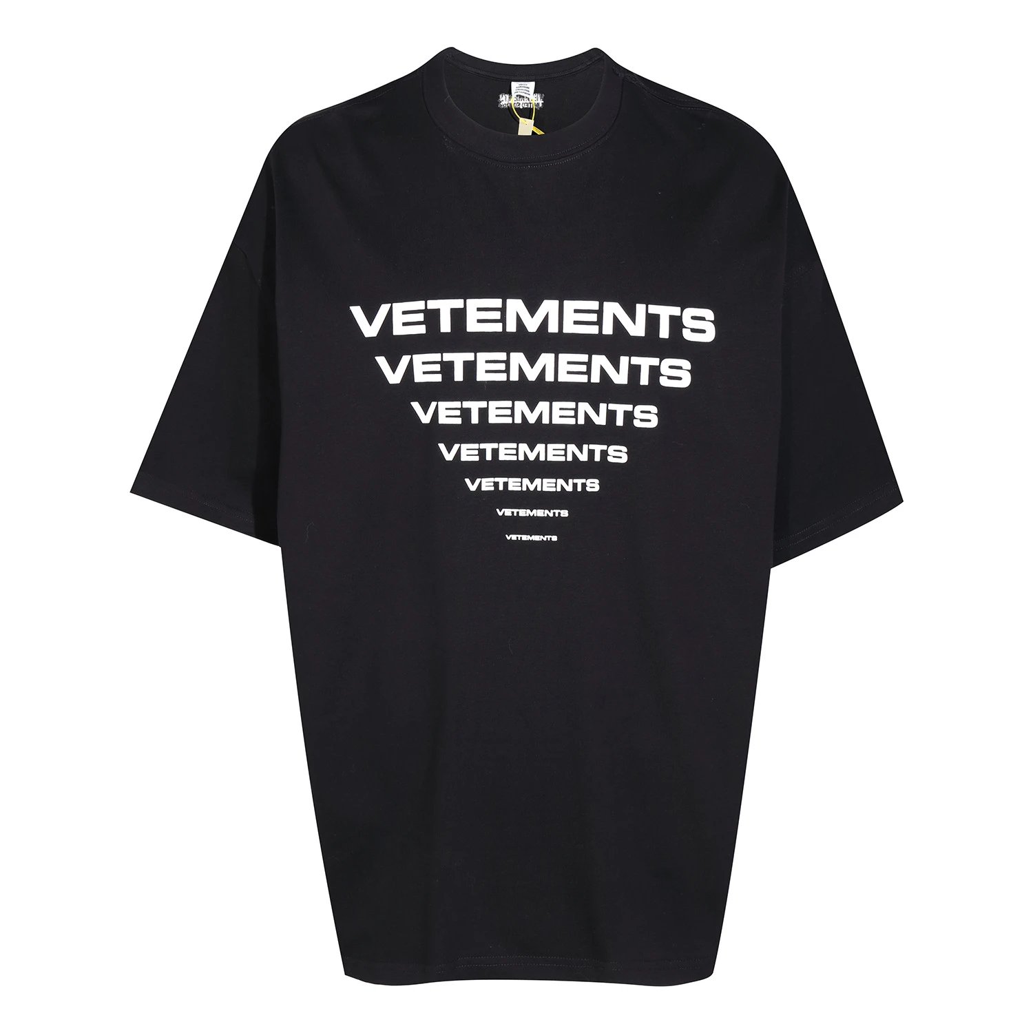 Urban Statement graphic T-shirt Black Colorful Lucky with Statement Pattern