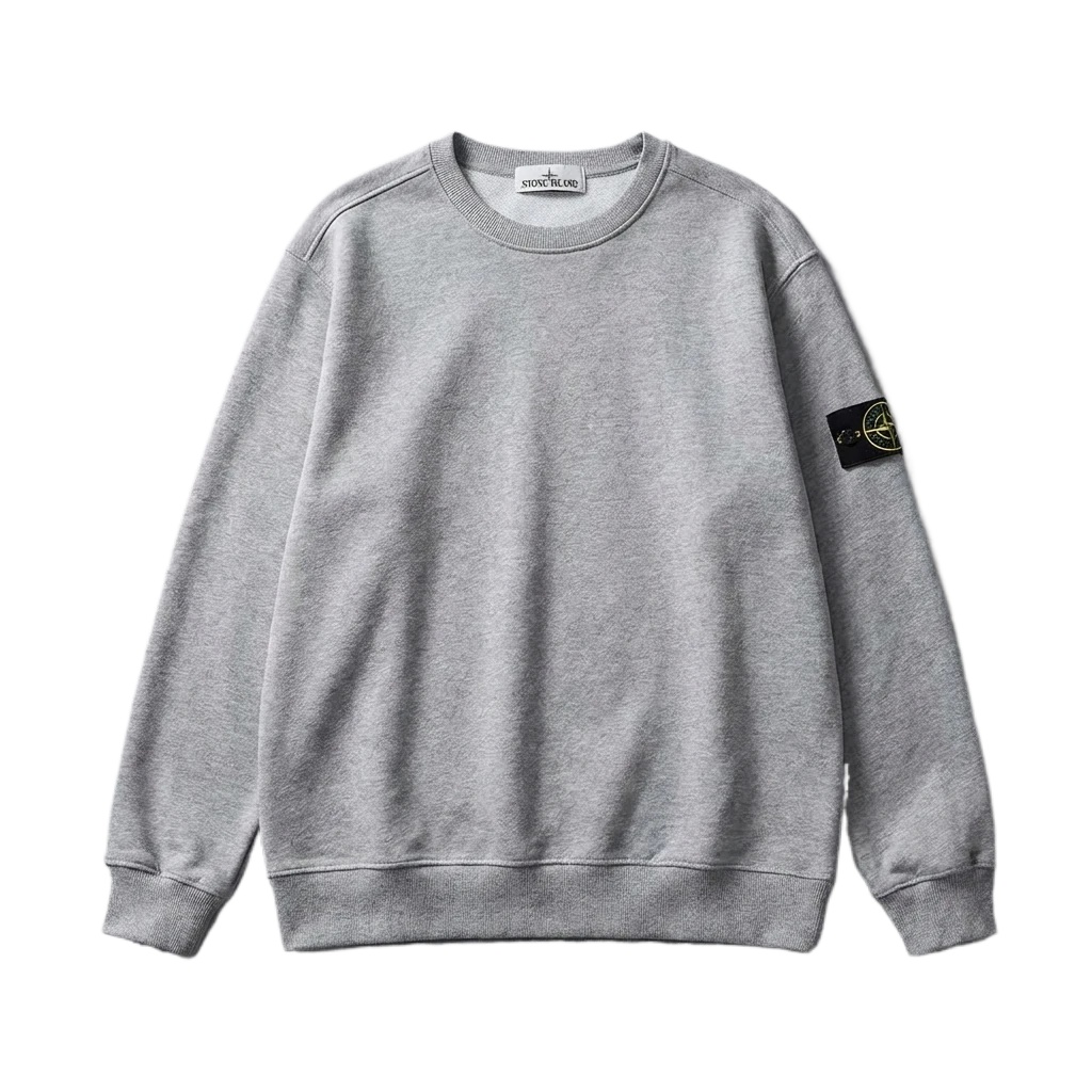 Stone Island basic grey sweatshirt