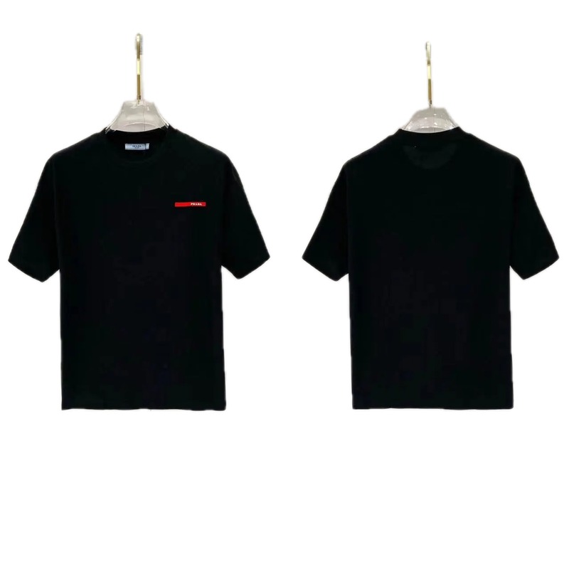 Prada Red Label Minimalist Black Short-sleeve T-shirt