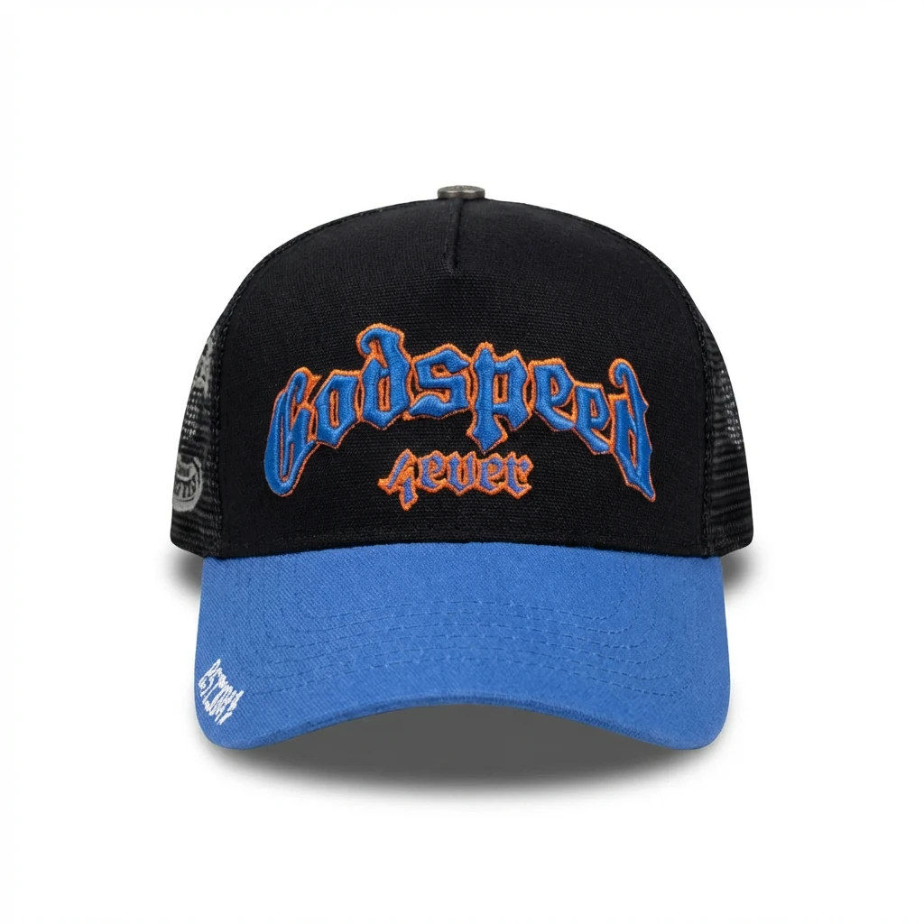 Godspeed Retro Black and Blue Hat