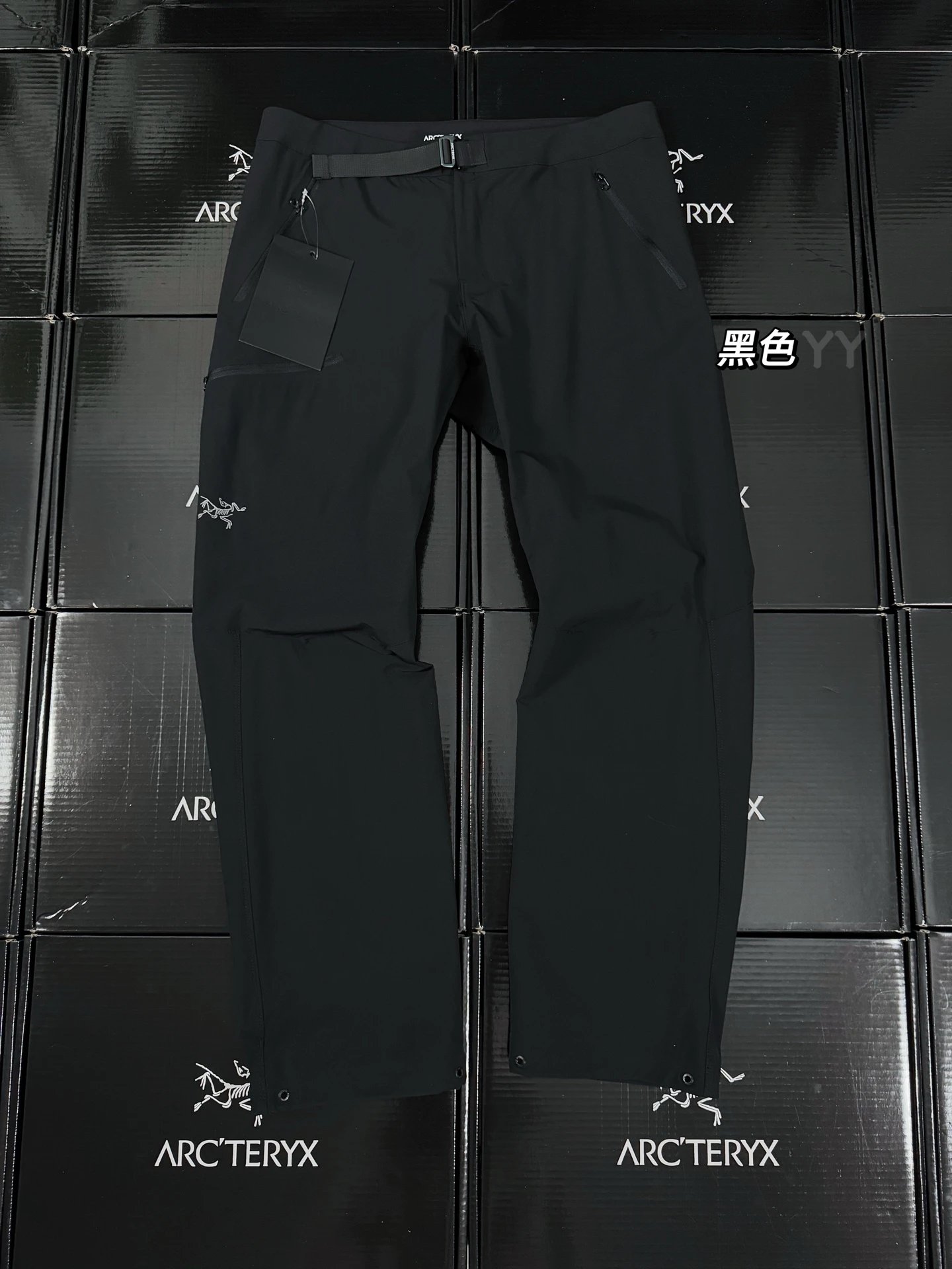 Technical Hiking Pants in Black with discreet logo - Arc'teryx