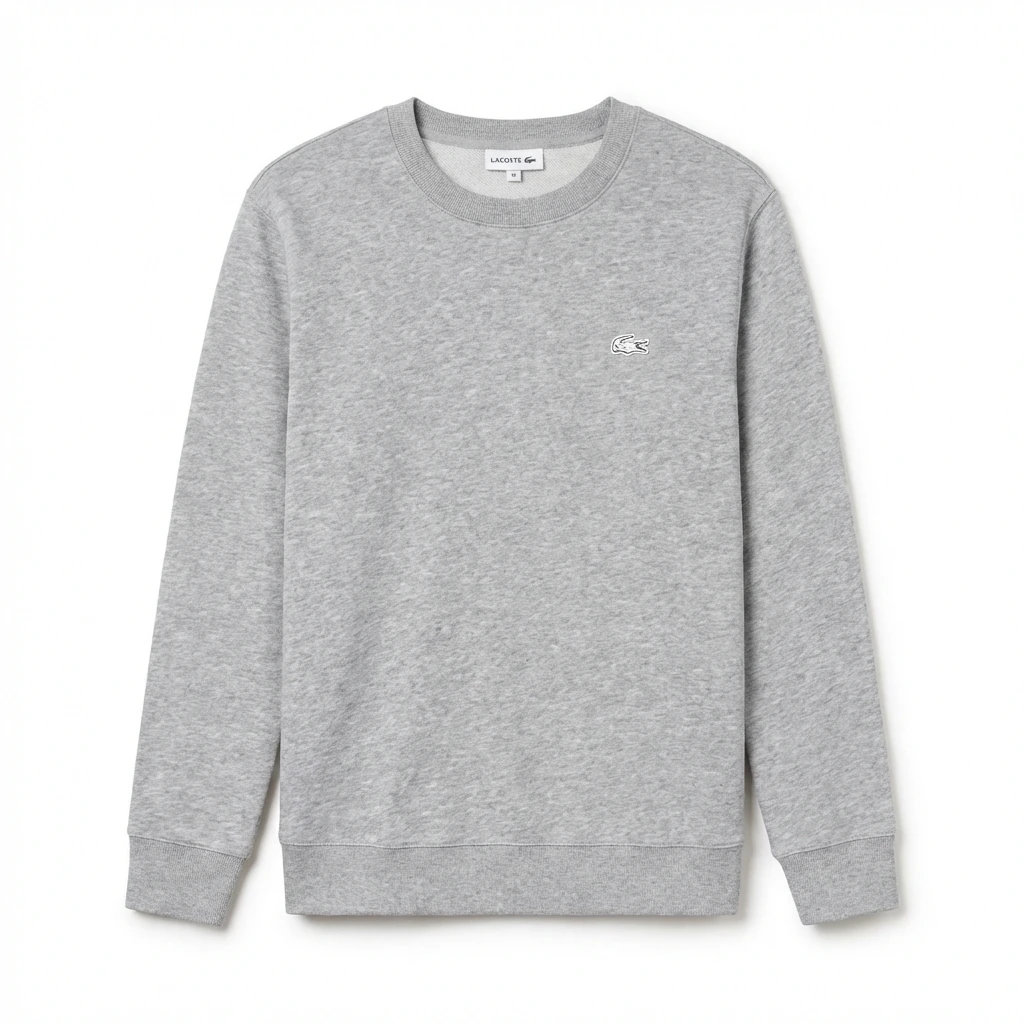 Lacoste basic simple grey sweatshirt