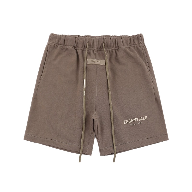 ESSENTIALS Basic Khaki Shorts