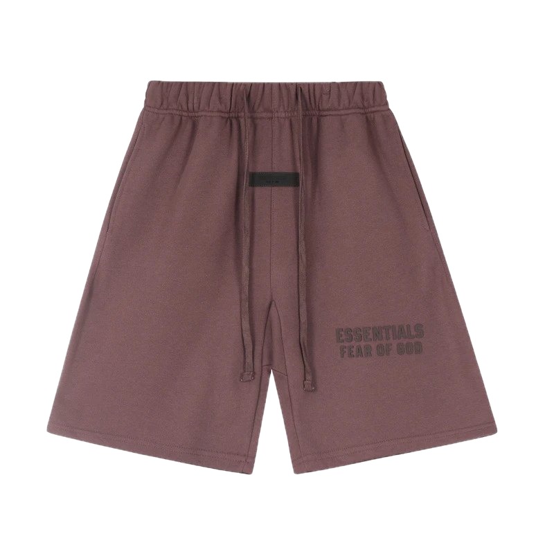 ESSENTIALS casual style dark brown shorts