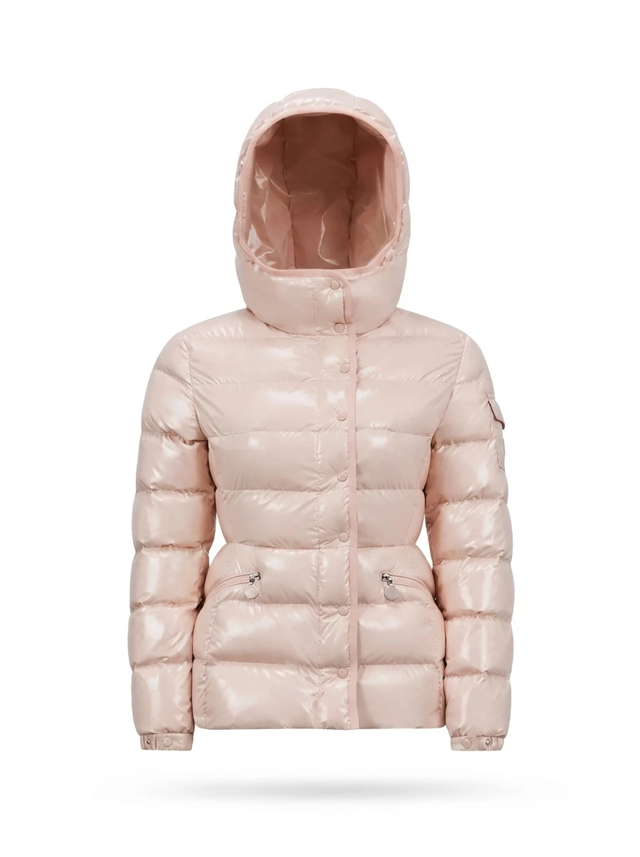 Moncler Classic Pink Down Jacket