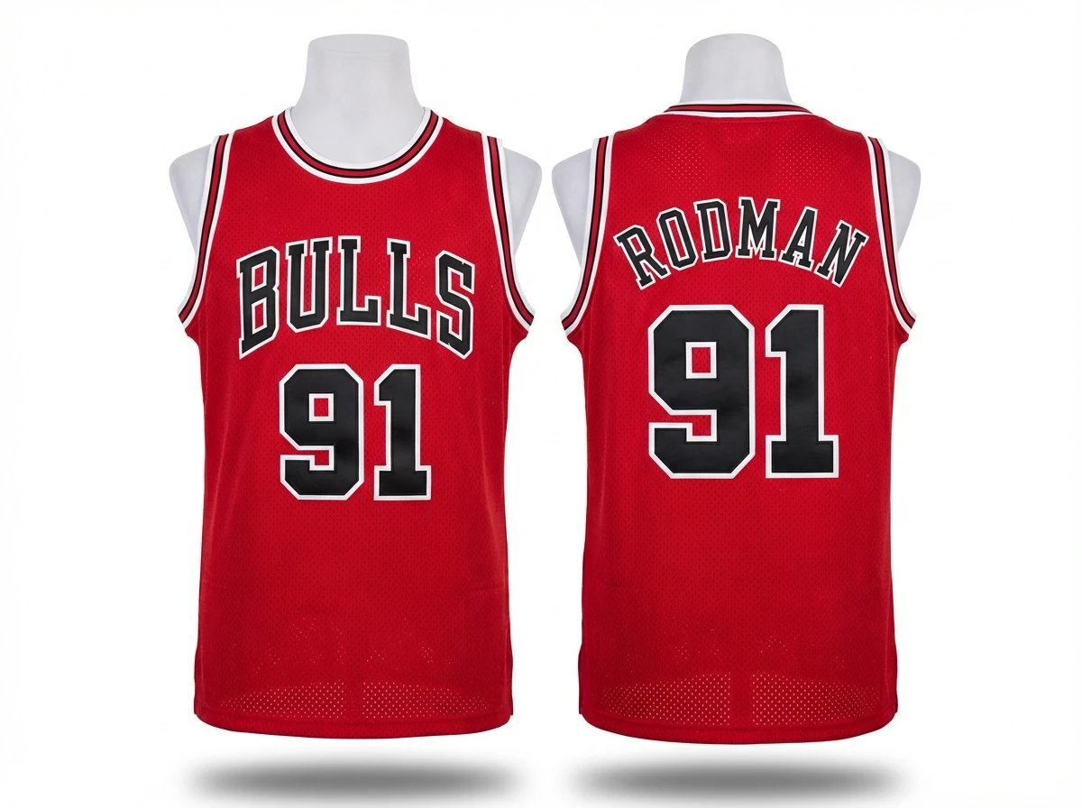 Michael Jordan vintage red jersey