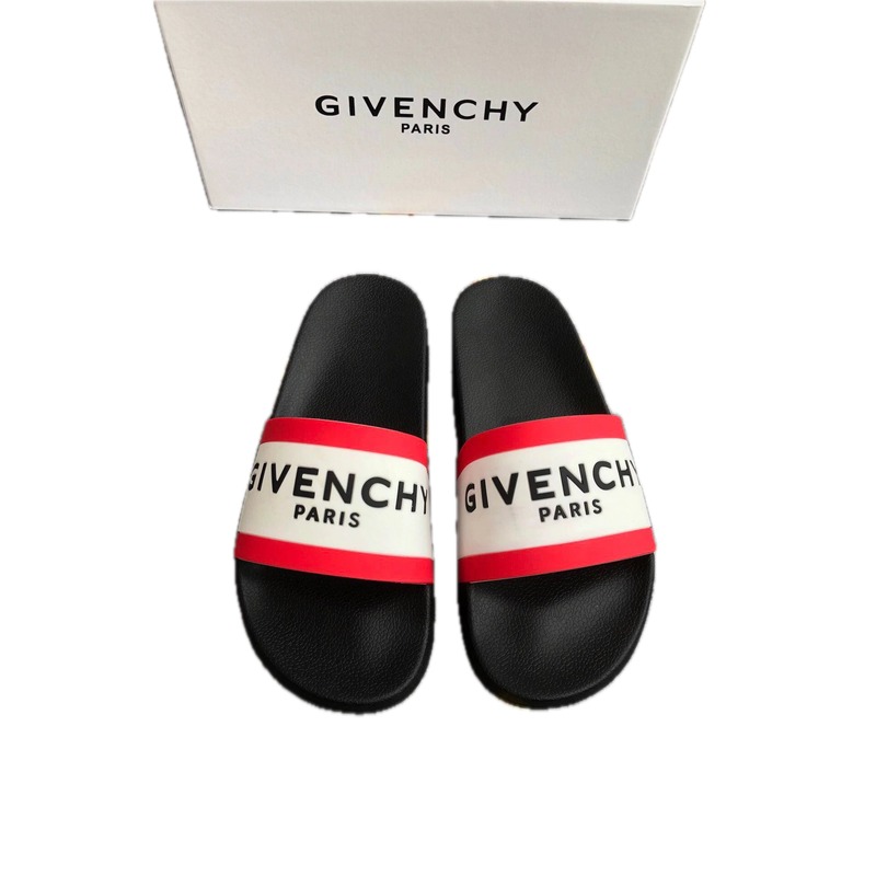Givenchy Classic Logo Color-block Streetwear Slides