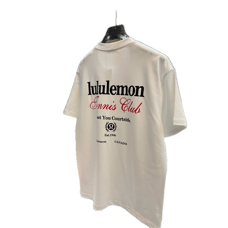 lululemon Tennis Club Casual Style White T-Shirt