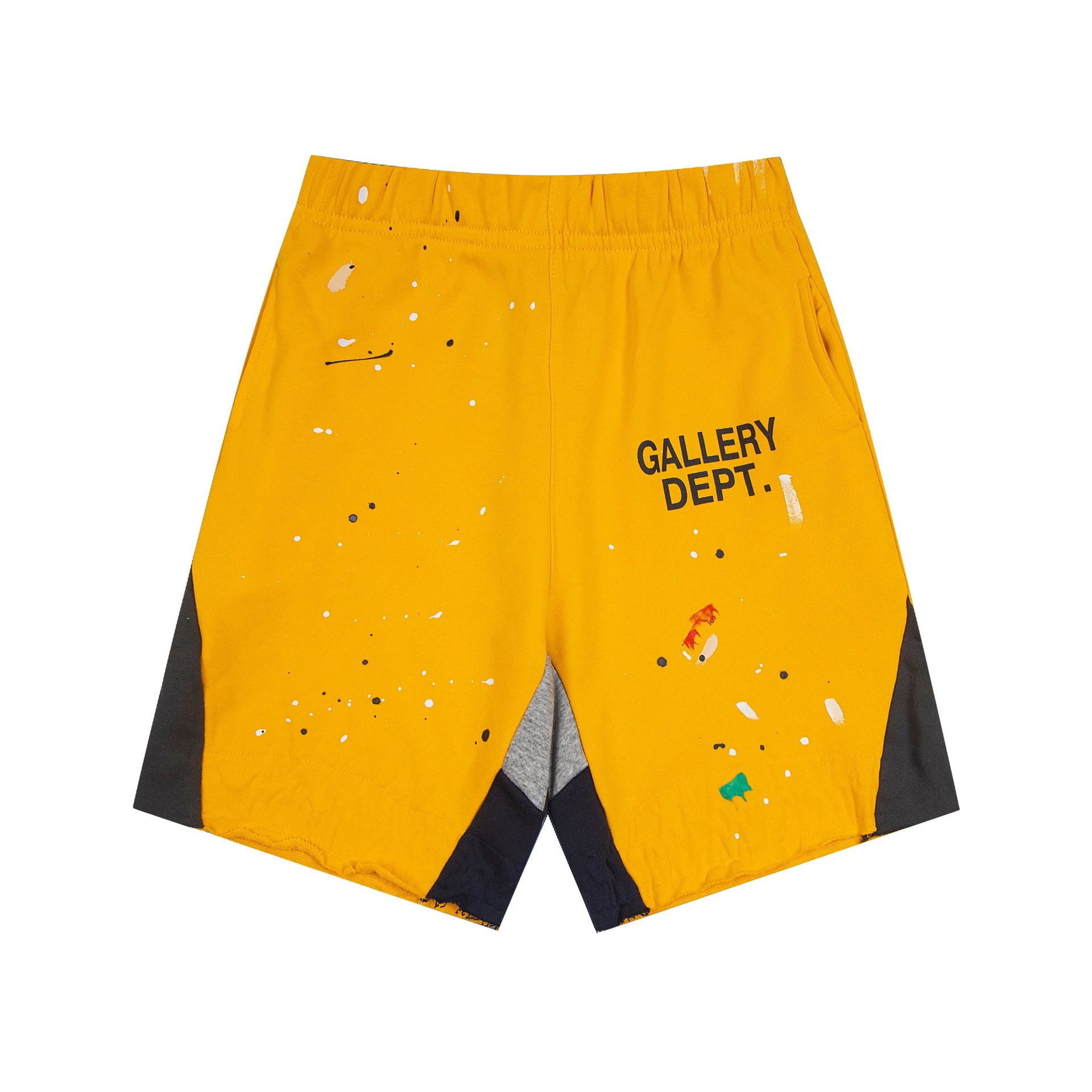 Gallery Dept. Graffiti-style Yellow Shorts